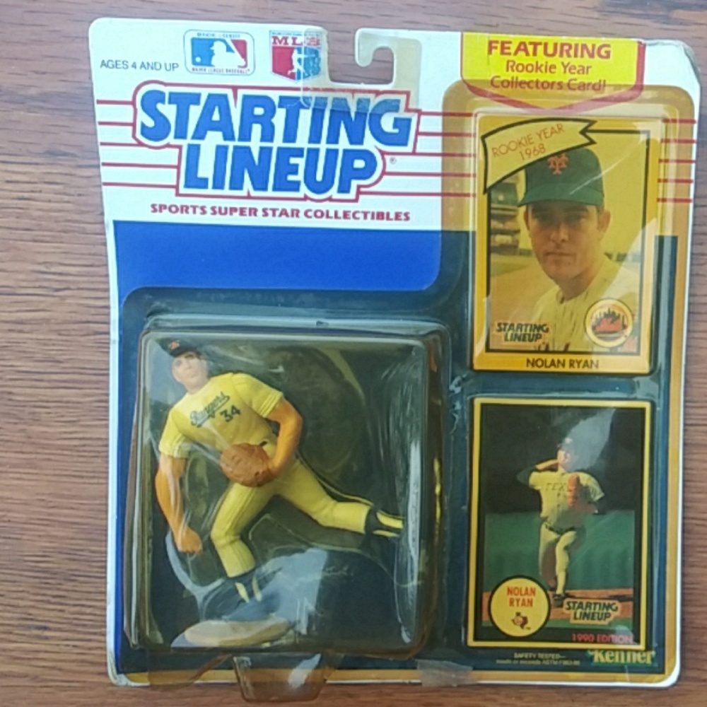 Nolan Ryan starting line up collectors item